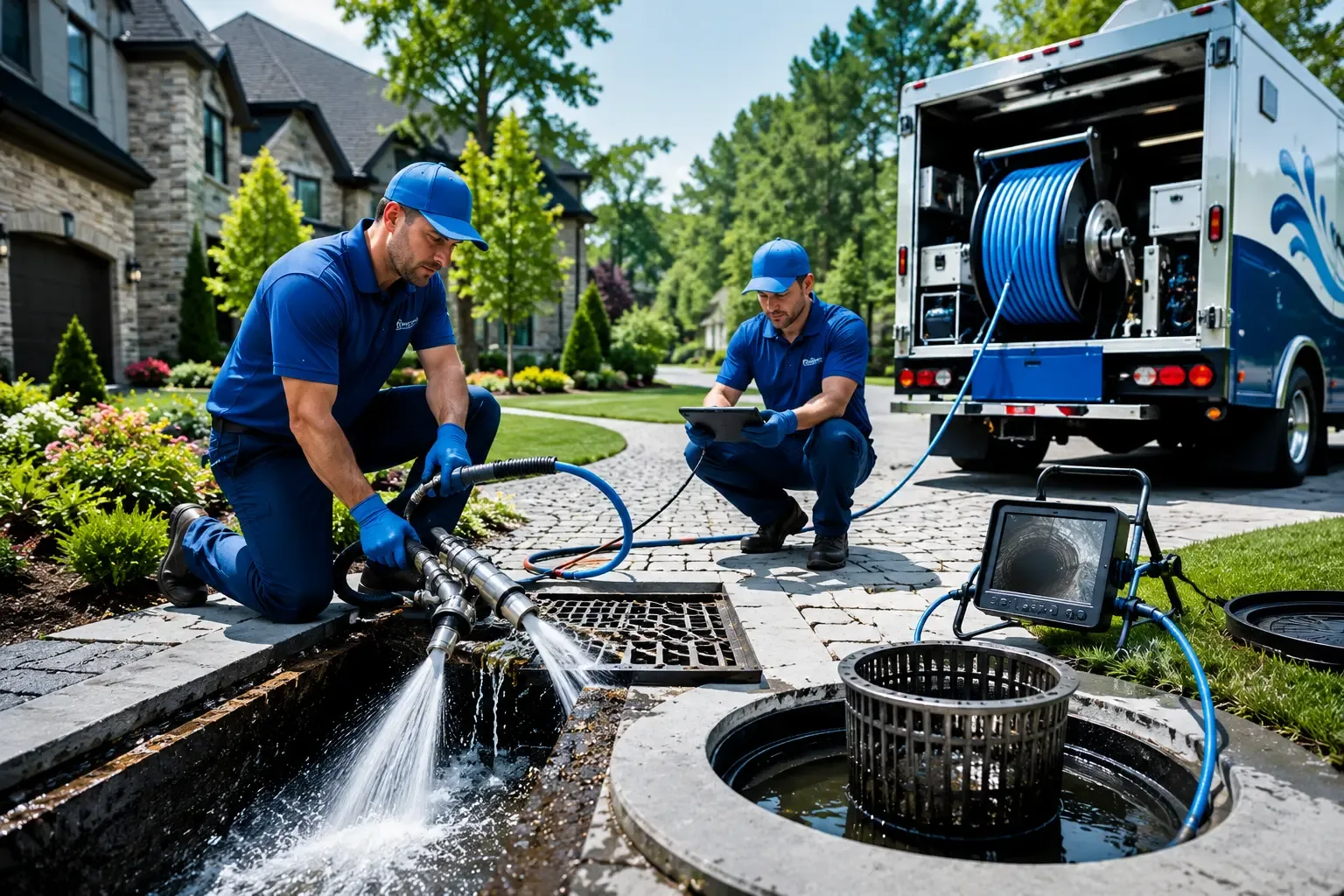 Local outdoor drain cleaning professionals in Houston, TX